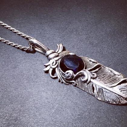 Feather - Pendant For Men - Silver 925