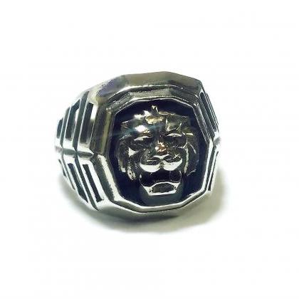 Lion - Silver 925 Ring For Men