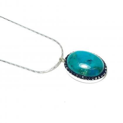 Turquoise - Silver 925 Pendant