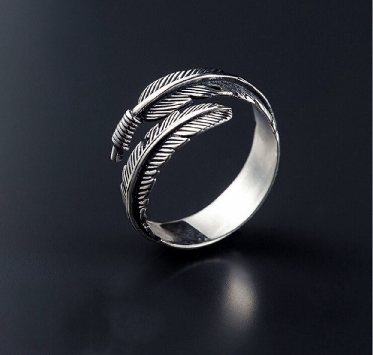 Feather - Silver 925 Ring For Women/for Men -