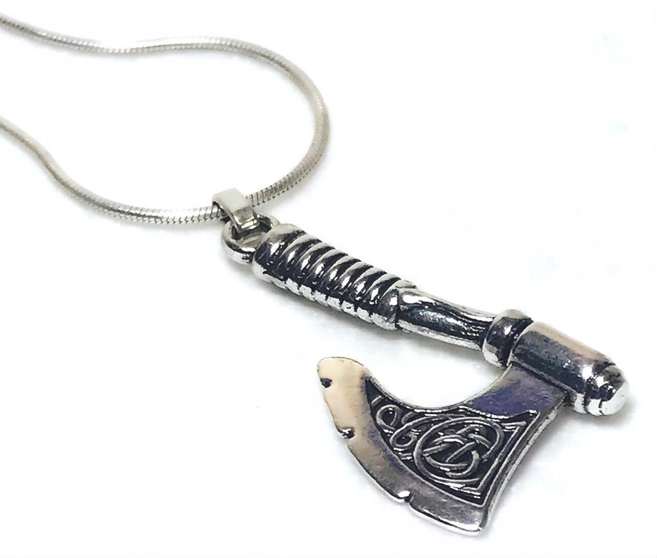 Viking - Silver 925 Pendant For Men - Axe