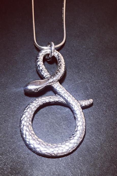 Snake - silver 925 pendant for women