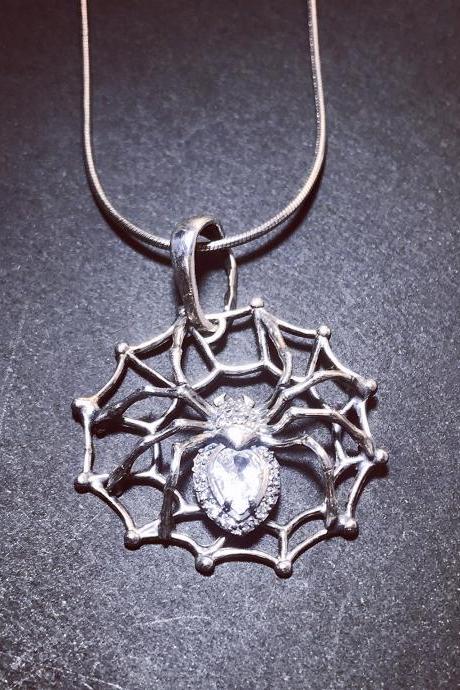 Spider - silver 925 pendant